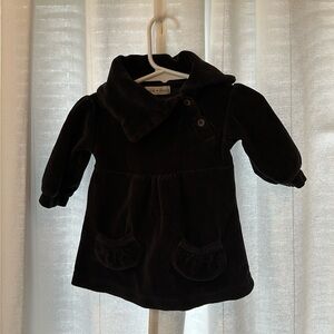 Violet and Moss black velvet tunic